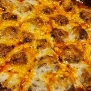 Cheesy Pizza Meatballs