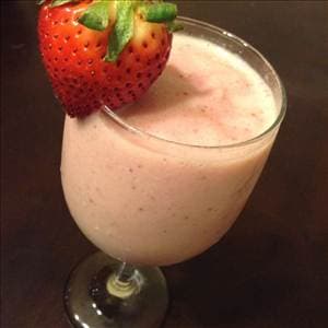 Strawberry Protein Flax Smoothie