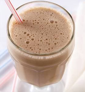 Chocolate Peanut Butter Banana Protein Shake