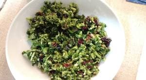 Kale & Brussels Sprout Salad