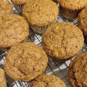 Banana Oat Bran Muffins