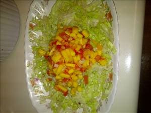 Pan Seared Tilapia with Mango Red Pepper Salsa