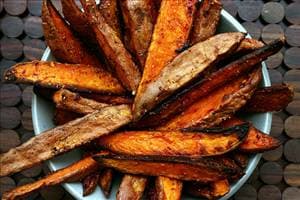 Vinegar and Salt Sweet Potato Wedges