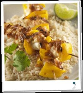 Lime Fish Skewers