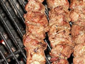 Grilled Teriyaki Beef Kebabs