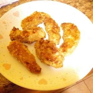 Baked Cashew Chicken Strips
