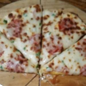 Fathead Pepperoni Alfredo Pizza