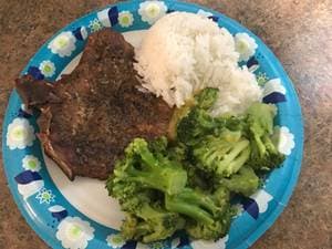 Balsamic & brown Sugar Pork Chops