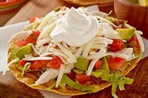 Chicken Tostadas