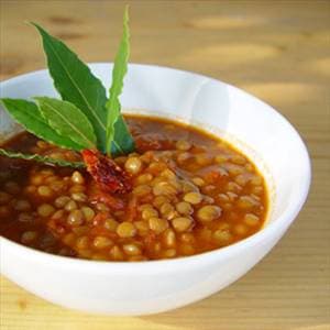 Lentil Soup with Spinach