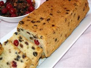 Coconut Cake with Fruit
