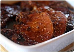 Caramelized Onion Pork Chops