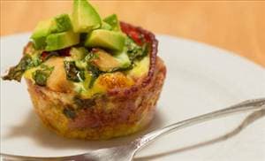 Bacon Wrapped Omelet Bites