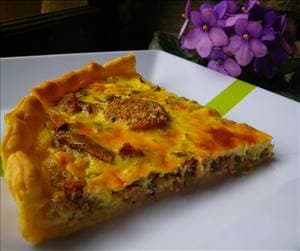 Egg & Sausage Quiche