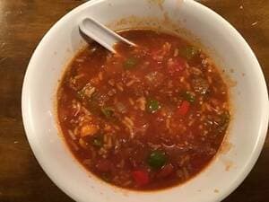 Stuffed Green Pepper Soup