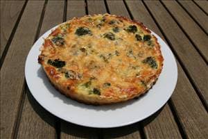 Broccoli and Cheese Quiche