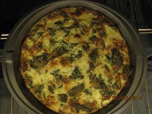 Crustless Spinach Pie