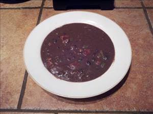 Homemade Black Bean Soup