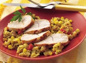 Turkey and Corn Bread Casserole