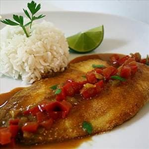 Tilapia with Cherry Salsa