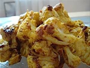 Curry Roasted Cauliflower