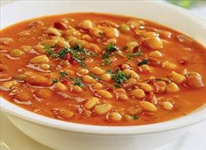 Pork Broccoli and Bean Stew
