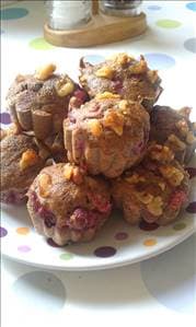 Cranberry Cinnamon Flax Muffins