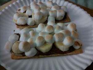 Almond-Banana S'mores