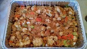 Chicken & Cornbread Stuffing Casserole
