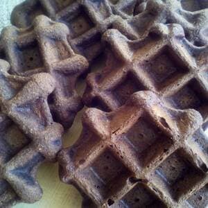 Banana Chocolate Waffles