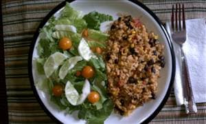 Mexican Chicken Casserole with Black Beans