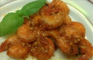 Garlic Shrimp with Tomatoes & Basil