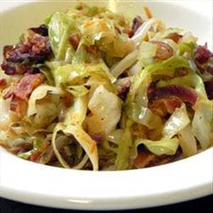 Fried Cabbage with Bacon
