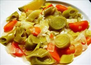 Leeks in Olive Oil