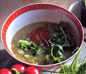 Yellow Split Pea & Kale Soup