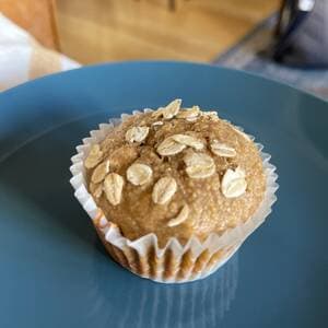 Peanut Butter Banana Chocolate Muffins