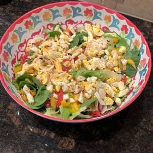 Lettuce Salad with Egg