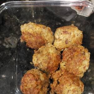 Pesto Chicken Balls