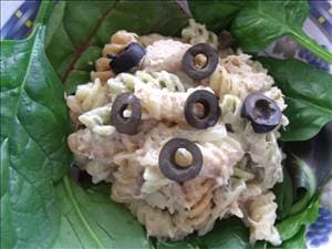 Salmon Alfredo Salad