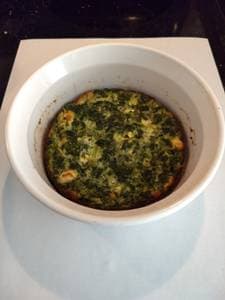 Crustless Spinach Feta Quiche