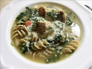 Turkey Meatball Noodle Soup