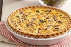 Broccoli Cheddar Quiche