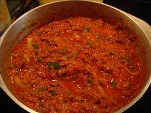Steak sauce with Peppers and Onions