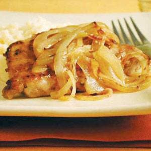 Bourbon Glazed Pork Chops