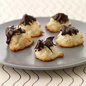 Chocolate Dipped Macaroons