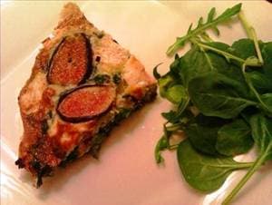 Spinach, Feta and Figs Omelette