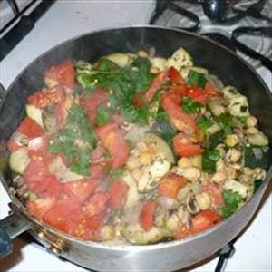 Garbanzo Bean Stir-Fry