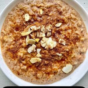 Cinnamon Peanut Butter Stovetop Proats