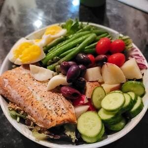 Salmon Nicoise Salad