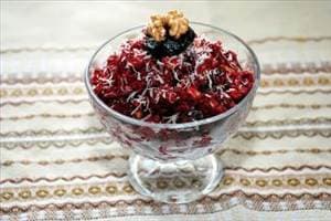 Beetroot Salad with Walnuts & Prunes